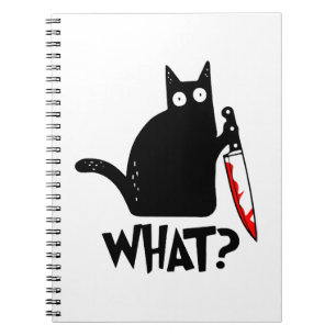 Carnet Chat Meurtrier Avec Couteau