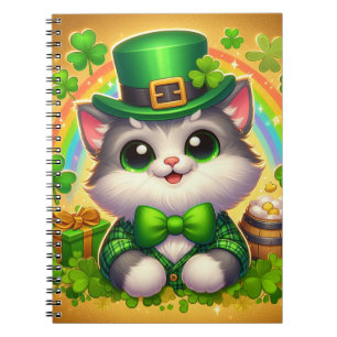 Carnet Chat mignon/chaton Saint Patrick's Day