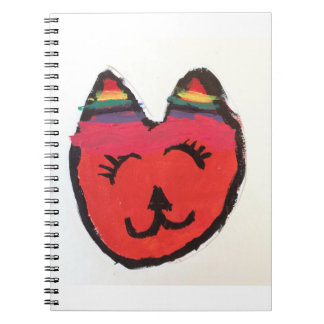 Carnet chat orange cool