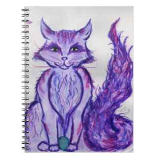 Carnet chat pourpre