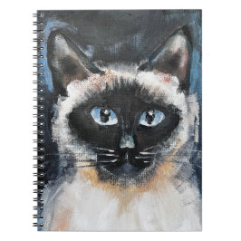 Carnet chat siamois