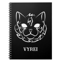 Chat tribal noir et blanc