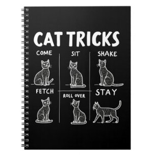 Carnet Chat Tricks Purr-Fparfaitement Hilarious Feline Fu