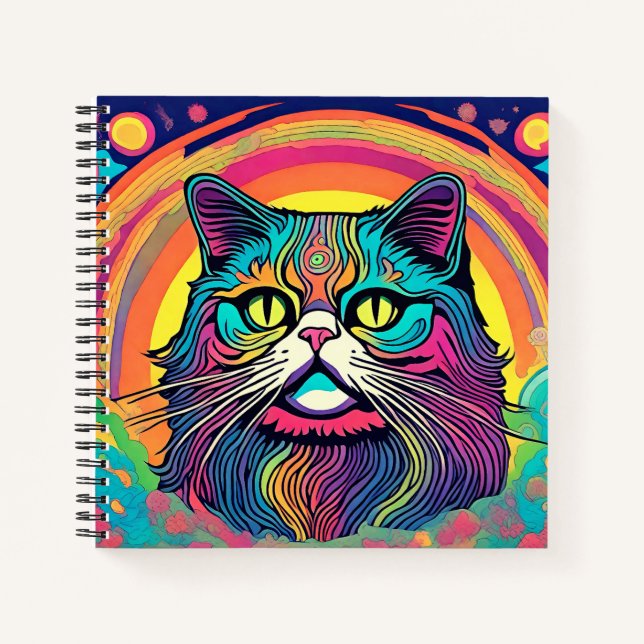 Carnet Chat zen moderne (Devant)