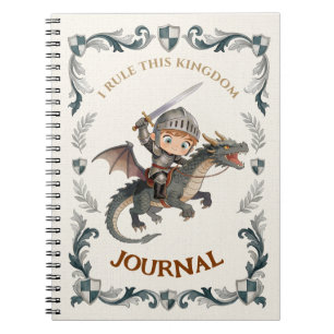 Carnet Château de Chevalier Dragon Mignon Aquarelle Royau