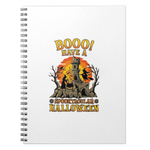 Carnet Château de sorcière de Halloween Spooktacular Booo