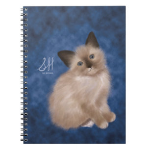 Carnet Chaton siamois
