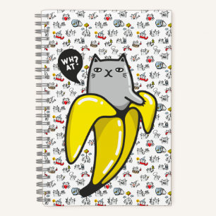 Carnet Chats amusants, lait et magie.