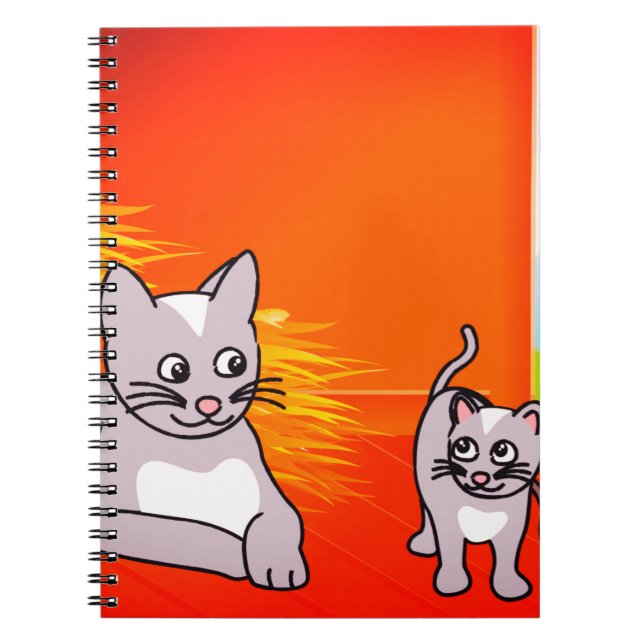 Carnet Chats caricaturaux (Devant)
