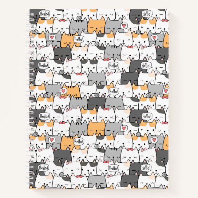 Carnet Chats mignons (Devant)