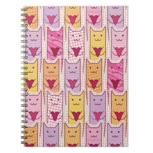 Carnet Chats mignons avec les coeurs affectueux