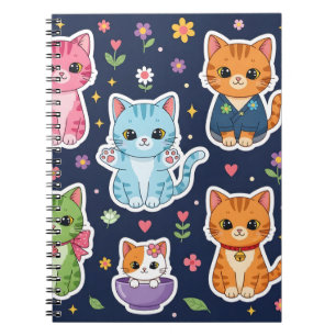 Carnet Chats mignons Kawaii Neko Kitten drôle Cadeau d'am