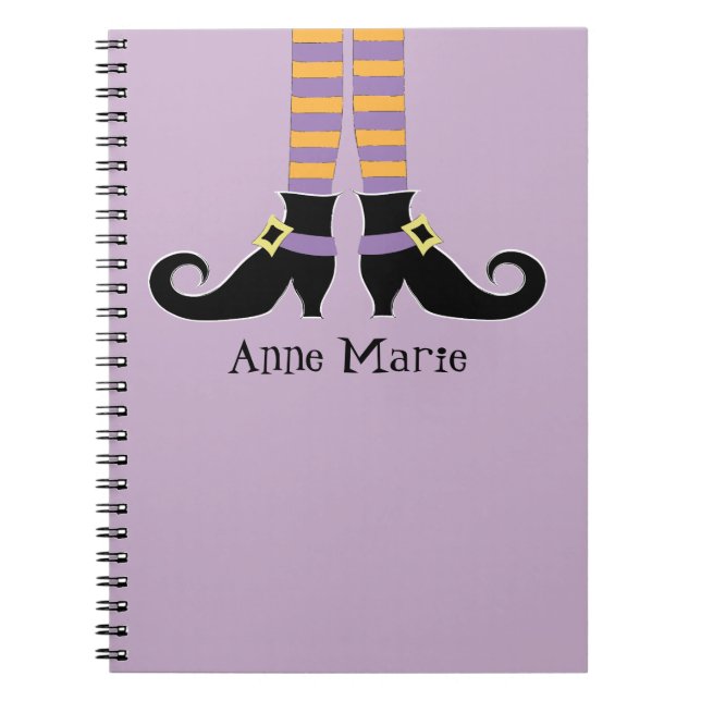 Carnet Chaussures de Sorcière Capricieuse  (Devant)