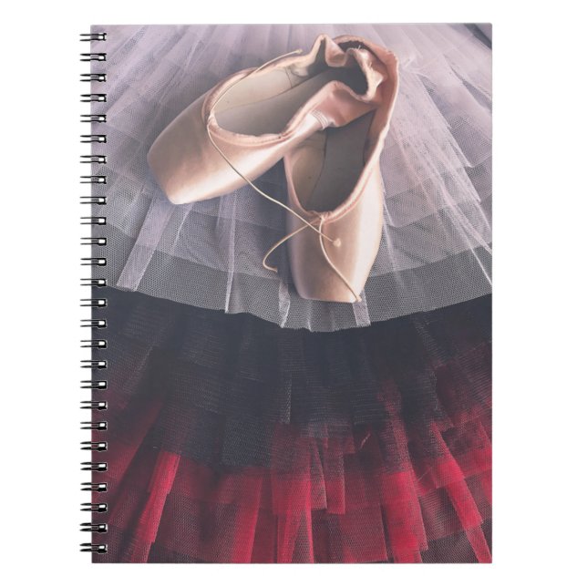 Carnet - chaussures et tutu de Pointe (Devant)