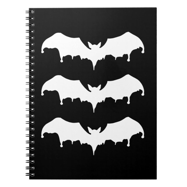 Carnet Chauve-souris gothique Vampire (Devant)