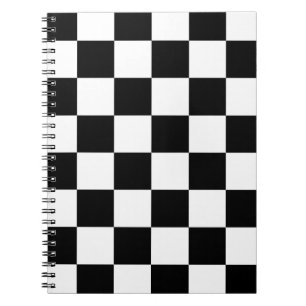 Carnet Checkered noir