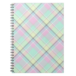 Carnet Checkered pattern of caramel colors.