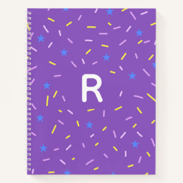 Carnet Cheerful Sprinkle Initial Notebook