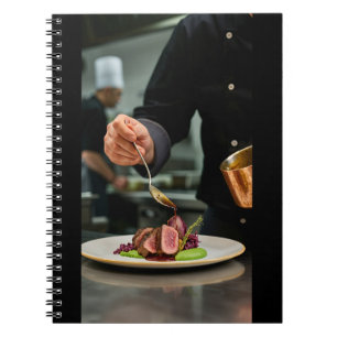 Carnet Chef Finishing Steak Dish