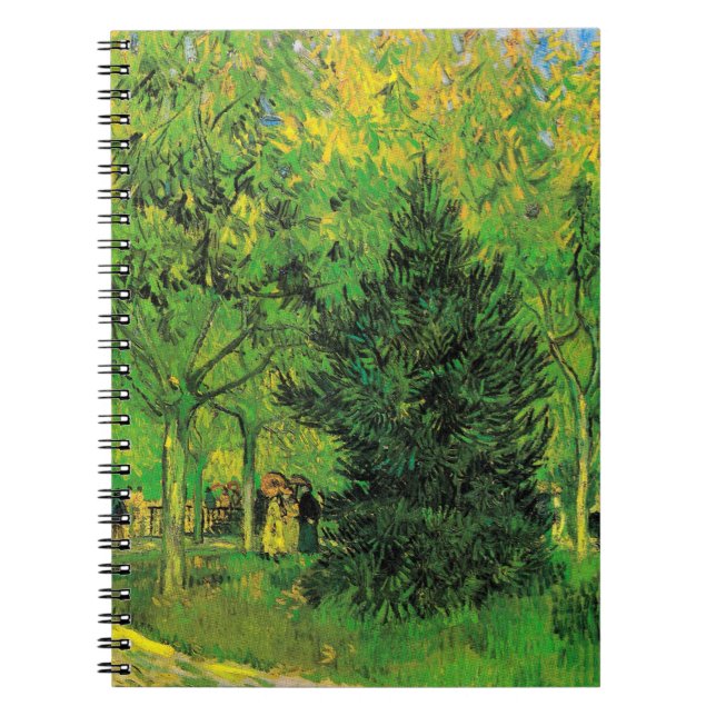 Carnet Chemin dans le Parc d'Arles avec Walkers Van Gogh (Devant)