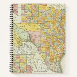 Carnet Chemin De Fer Rand McNally Et Carte Du Comté Du T