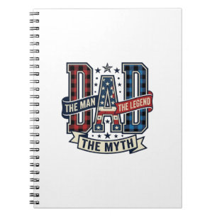 Carnet Chemise DAD L'homme La Légende La Mythe Vintage De