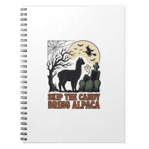 Carnet Chemise d'alpaga Halloween Mignon Fantomatique Ani