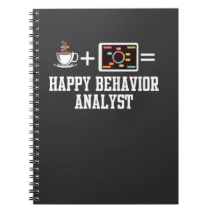 Carnet Chemise d'analyste de comportement pour l'étudiant