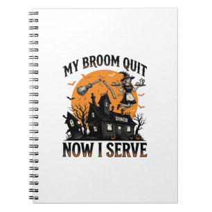 Carnet Chemise d'attendant d'Halloween Balai Cassa Humour