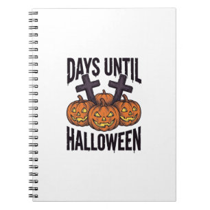 Carnet Chemise de compte à rebours d'Halloween Dessin de 
