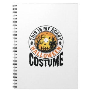 Carnet Chemise de costume d'Halloween effrayant avec grav