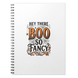 Carnet Chemise de Halloween Boo Gravure Vintage Mignonne