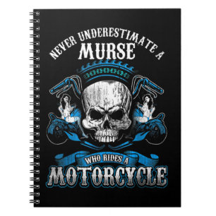 Carnet Chemise de motard infirmier homme N' sous-estimez