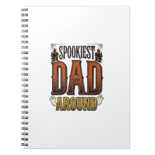 Carnet Chemise de papa Halloween Père effrayant Gravure v