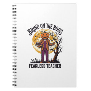 Carnet Chemise de professeur Halloween Gravure vintage Ci