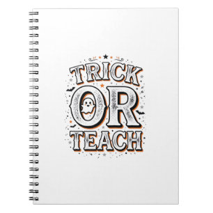 Carnet Chemise de professeur Halloween Trick Or Teach vin