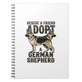 Carnet Chemise de sauvetage de chien de berger allemand v