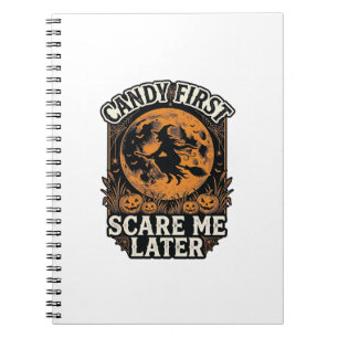 Carnet Chemise de sorcière d'Halloween Bonbons Épouvantab