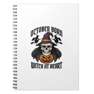 Carnet Chemise de sorcière d'octobre Vintage Halloween An