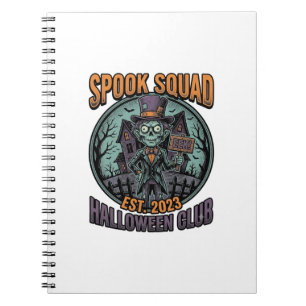 Carnet Chemise de zombie Halloween drôle de l'équipe Spoo