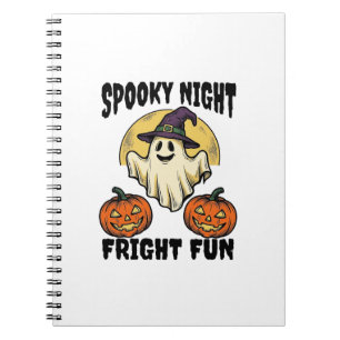 Carnet Chemise fantôme citrouille effrayante Halloween vi