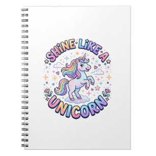 Carnet Chemise graphique Licorne Brille Comme une Licorne