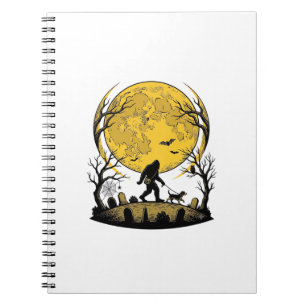 Carnet Chemise Halloween Bigfoot Pleine Lune Promenade Ch