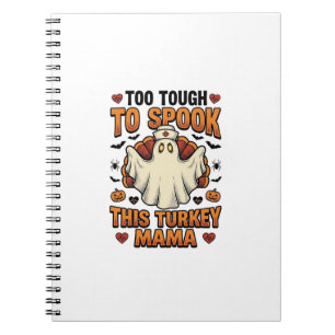 Carnet Chemise Halloween de maman dinde avec fantôme d'in