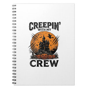 Carnet Chemise Halloween Maison Hantée Creepin With My Cr