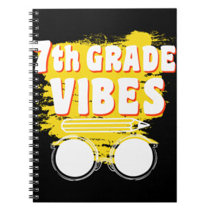 Carnet Chemise Retour à l'école 7e année Vibes Enfant Pre