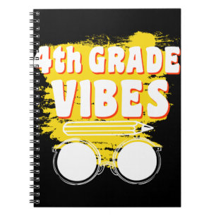 Carnet Chemise Vibe Rentrée Scolaire 4e Année Enfant Prem