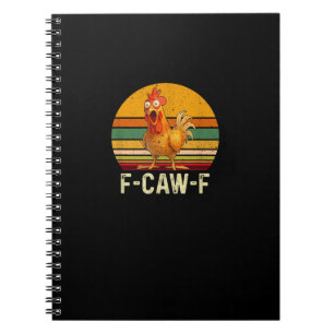 Carnet Chemises drôles de poulet F-Caw-F F-Caw-F poulet V
