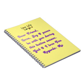 Carnet Cher ami Vie Vie Grande