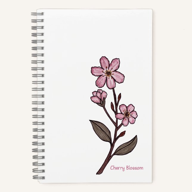Carnet Cherry Blossom (Recto)